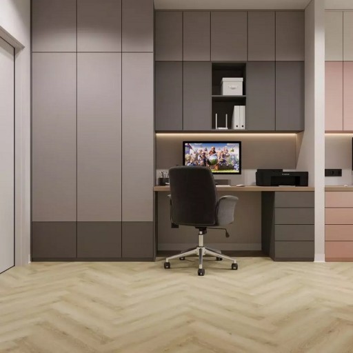 SPC плитка (spc ламинат) Floorwood Authentic 1733 Цветочная фантазия толщина 4 мм